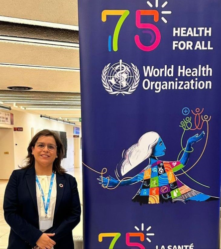 Sara Cerdas representa Parlamento Europeu na 76ª Assembleia Mundial da Saúde